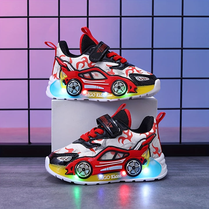 Toddler LightUp Car Running ShoesAMLIIJKIKHJ