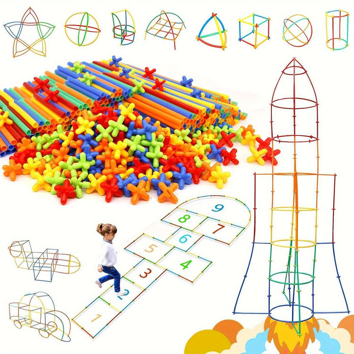 Straw Builder Toy Kit