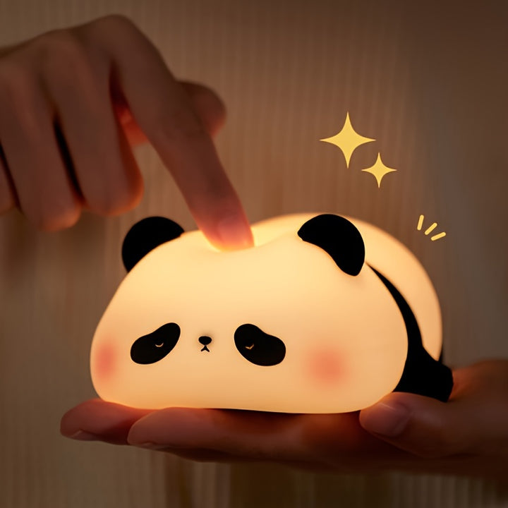 Panda Gift Silicone Pat LED Bedside Lamp  HB8J