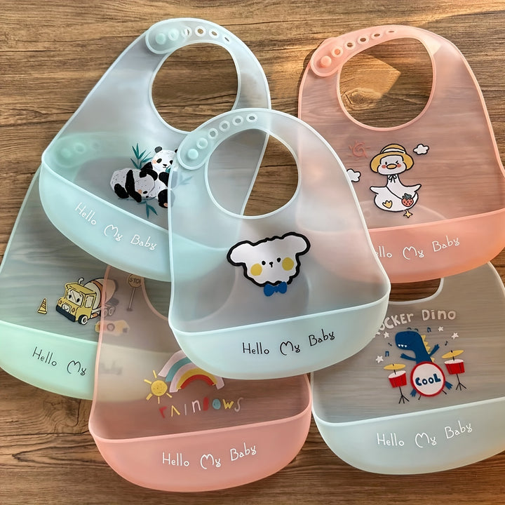 UltraThin Silicone Baby Bibs Extra Soft And Durable Silicone Bibs WaterproofVIJO