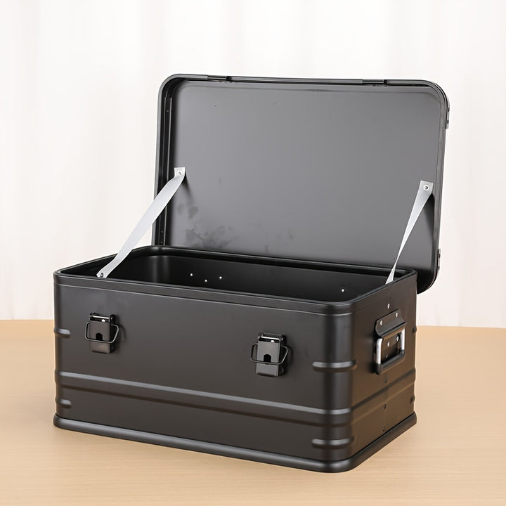 Outdoor Camping Aluminum Storage Box Multifunctional Car Large Capacity Trunk Selfdriving Metal Organizer