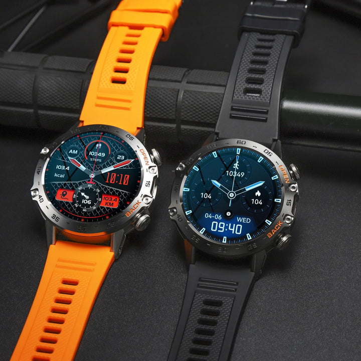 INEYES Mens Rugged Smartwatch Calls Fitness Tracking 108 Sports Modes  4fl71