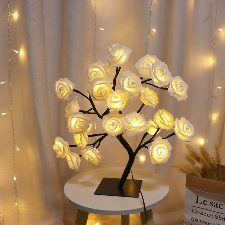 USB Powered LED Rose Tree Lamp  P9CJ