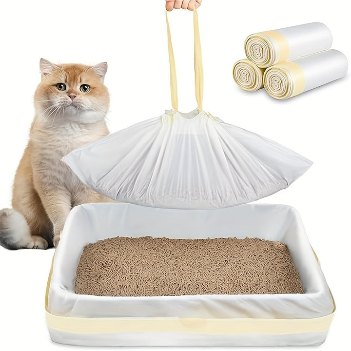 Jumbo Drawstring Cat Litter Box Liners  SA35
