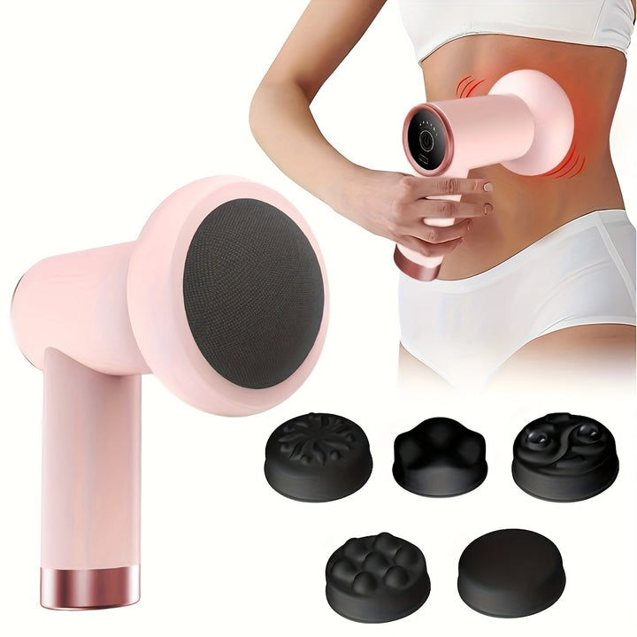 1pc Electric Massager Gun Deep Tissue Percussion Electric Muscle Massager Portable Handheld UltraQuiet Brushless Motor Relieves Muscle Tension For Sports Gym