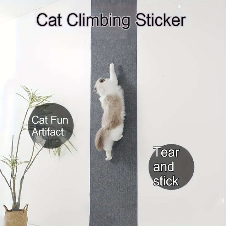 Durable Cat Scratching Mat  WallMounted NonShedding Fiberboard Climbing Pad For Cats