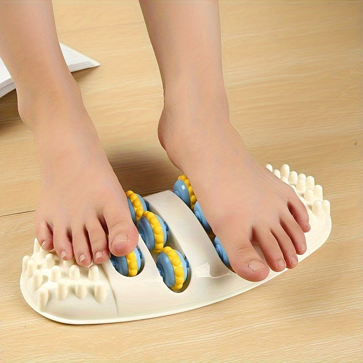 Fitness  Yoga Foot Massager with 4 Roller Rows Includes 3 Cleaning TowelsAML3ROWS