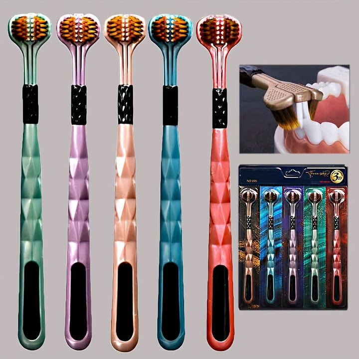  Ultra Soft 3 Sided Adult Toothbrush  Formaldehyde Free 5pcs  APS25