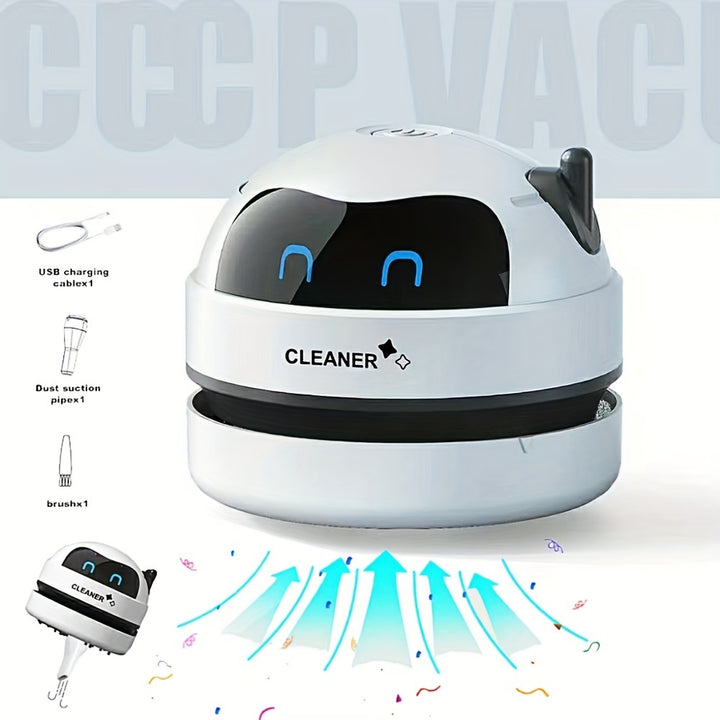  Portable Desktop Cleaner USB Rechargeable Batterypowered  VQU9