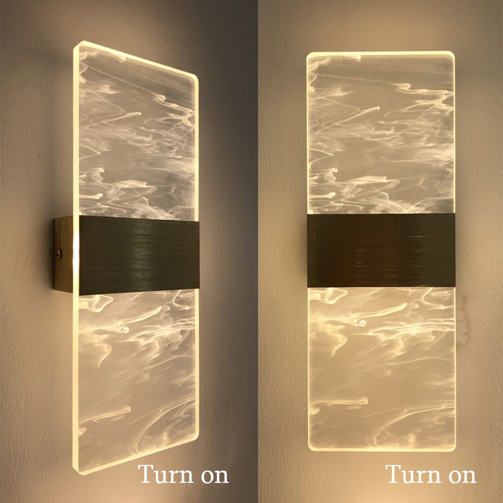 Minimalist Cloud Pattern LED Wall Lamp  aiitr