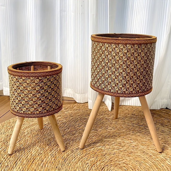 Charming EuropeanStyle Rattan Flower Stand  V2NK