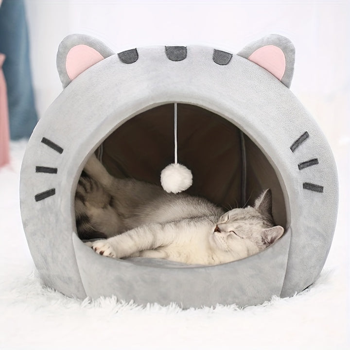 Cozy Cat Cave Keep Your Furry Friend Warm And Snug In This Cute Pet House