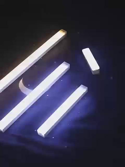 1pc Under Cabinet LED Light Motion Sensor Wireless Cabinet Light USB Rechargeable Magnetic Light Bar For Kitchen Cabinet Stairs Hallway Wardrobe Emergency Light