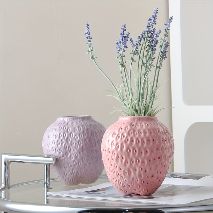  Whimsy Home Decor Strawberry Ceramic Vase  GM3L