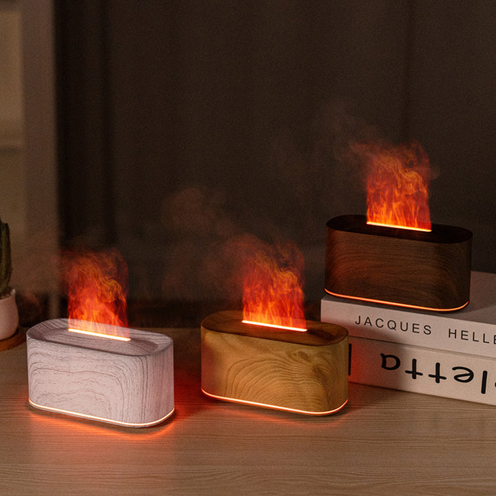 Aromatherapy Fireplace Flame Humidifier