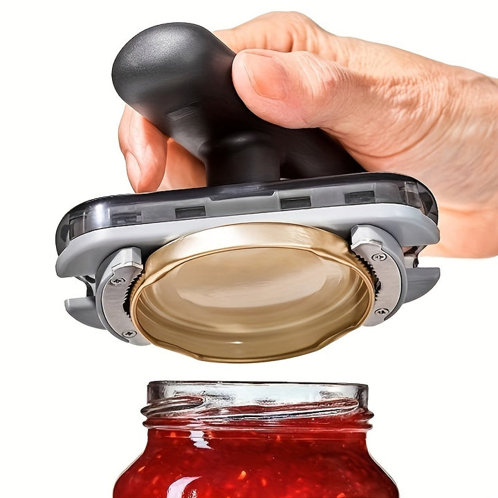 1pc Versatile Jar  Bottle Opener  Adjustable EasyGrip Multifunctional Kitchen Tool  Essential Manual Can Opener for Effortless Access  Perfect for Parties  Daily Use