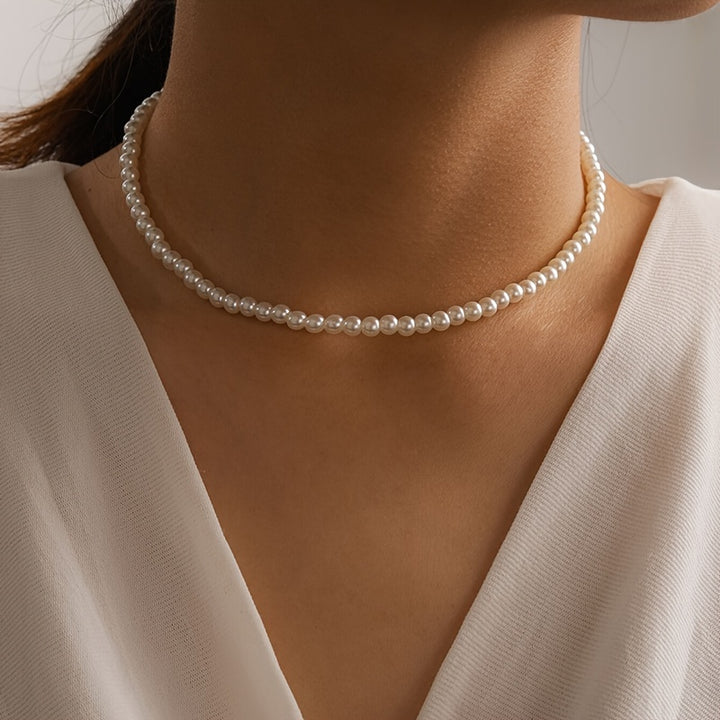 Korean Style Versatile Pearl Necklace  LD2V