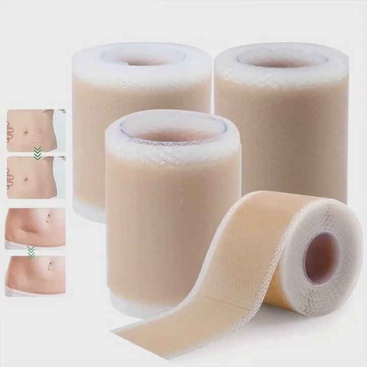 Silicone Scar Tape Breathable  Flexible Invisible Skin Tone Scar Cover Patch Easy to Use Waterproof Hypoallergenic Gentle on Skin Sports  Outdoor Supplies