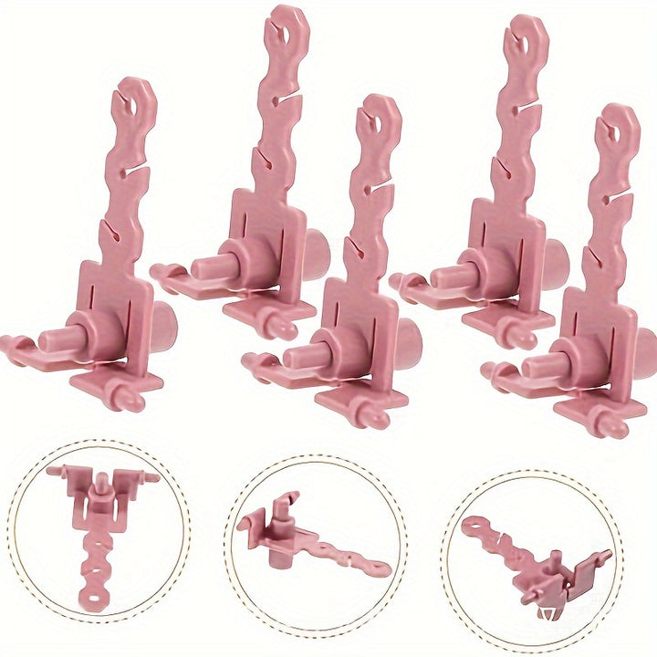 Pink Knitting Tensioner Set  5pcs Yarn ToolsVYVA