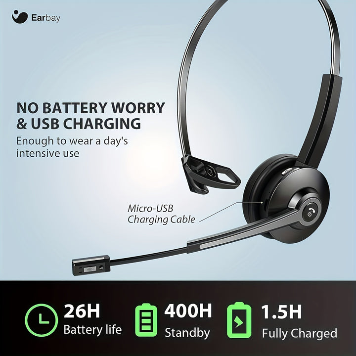 Noise Canceling Wireless Headset with Mic  APS13