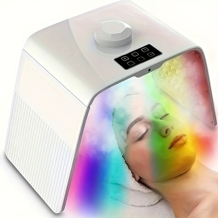 7Color LED Light Therapy Facial Steamer  Foldable Moisturizing  Hydrating Skin Care Device PlugIn Odorless  Perfect Valentines Gift