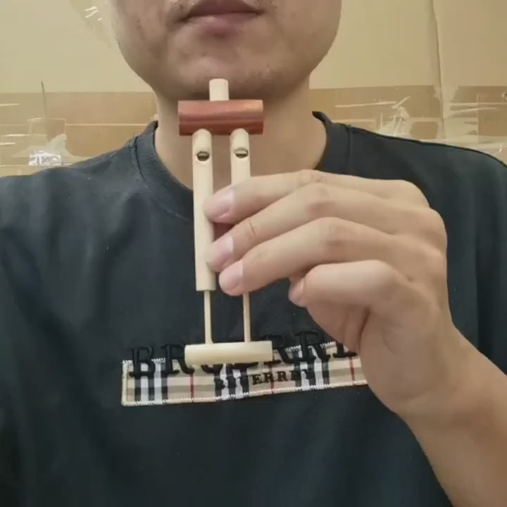 Imitation Lark Whistle DIY Handmade Double Row Whistle Blowing And Pulling Voice Changing Flute Whistle Simulation Bird Call Whistle Bamboo Flute Bird Flute Outdoor Survival Whistle Mahogany Bamboo Whistle