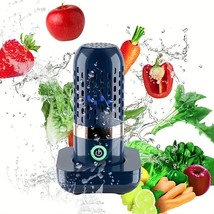AquaPure Fruit  Vegetable Cleaner  Electric USB Water Purifier with OHIon Technology  Removes Pesticides and Bacteria for Healthier Eating