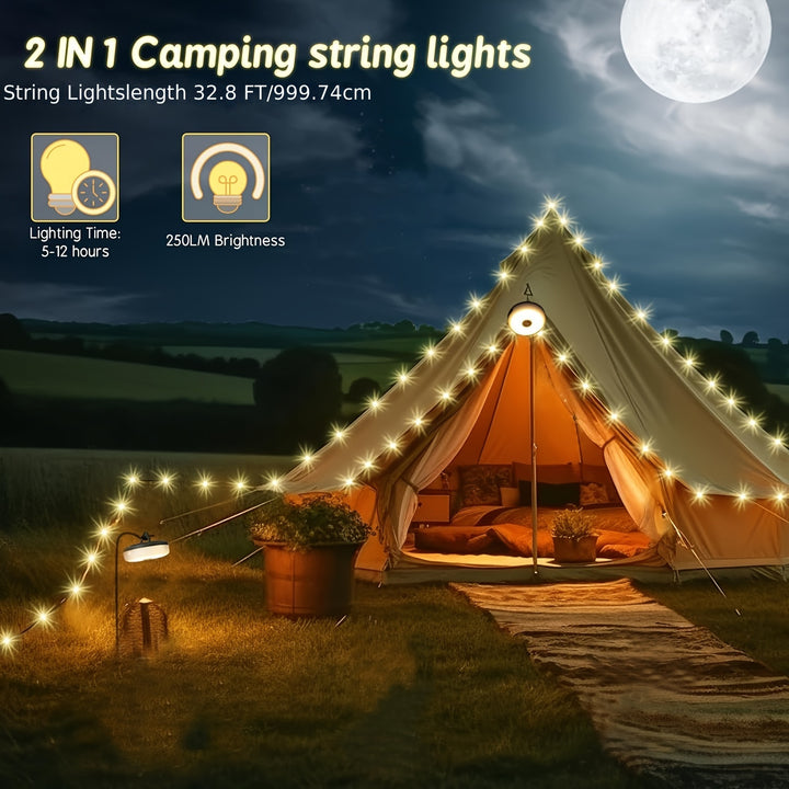 Portable Rechargeable Camping String Lights  NJ9802