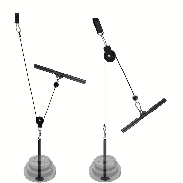 1set Elevated Lower Pull Pulley Rope Fitness Equipment Home Gym AccessoriesFAQ0