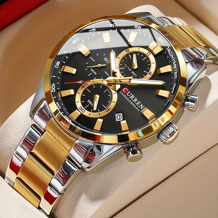 Mens Steel Chronograph Watch  XAPQ