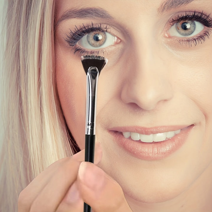 1pc Professional Mascara Fan Brush For Natural Lifted Effects And Smooth Application  No Smearing Clumping Or Mess  Essential Eyelash Makeup Tool