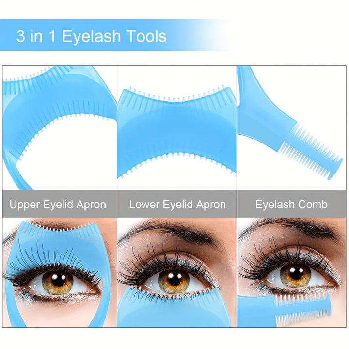 Eyelash Makeup Auxiliary Tool Set with Mascara Guard Applicator Guide  TJRKXQ1