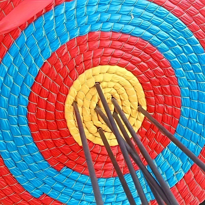 Durable GrassWoven Archery Target for Outdoor Practice  Mixed Colors SKU Quantity Varies