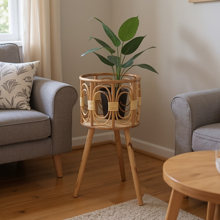 Rustic Bamboo Flower Stand  SA29