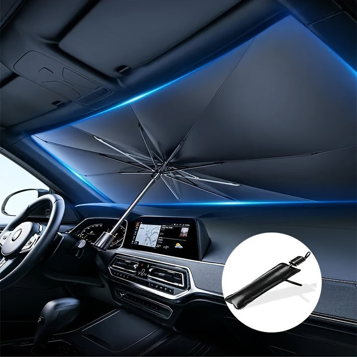 Foldable Auto Windshield Sunshade  UV  Heat Protection Umbrella Cover  NJMS40