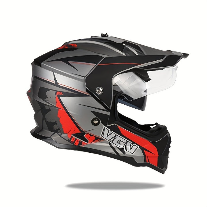 Adult ATV Motocross Full Face Helmet  JD5O