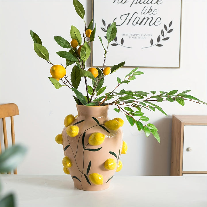 Creative And Lovely Lemon Shaped Vase  CH91