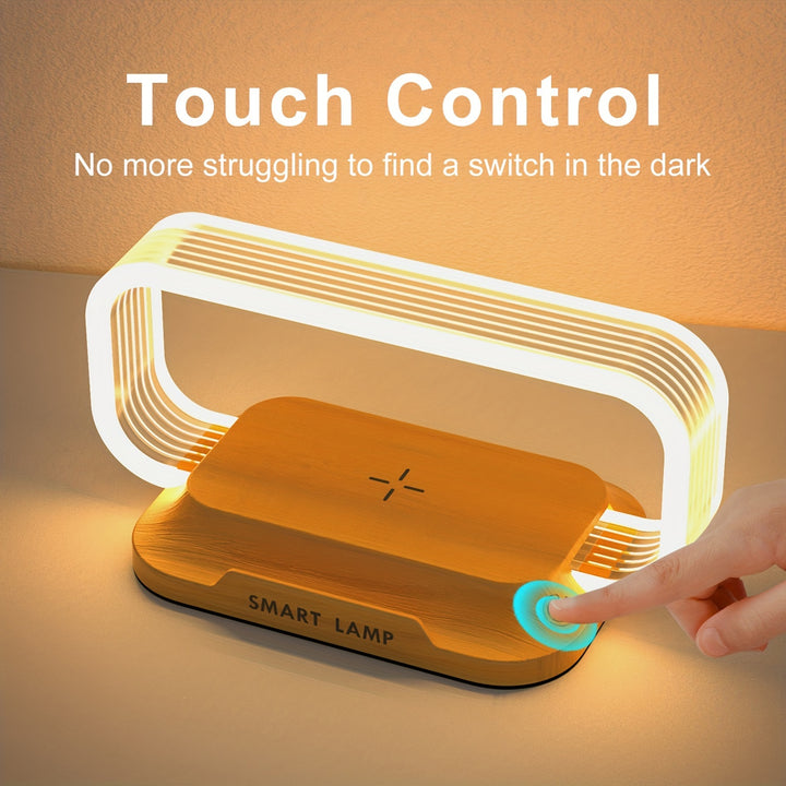 10W Wireless Charging LED Desk Lamp with Touch ControlUJHL