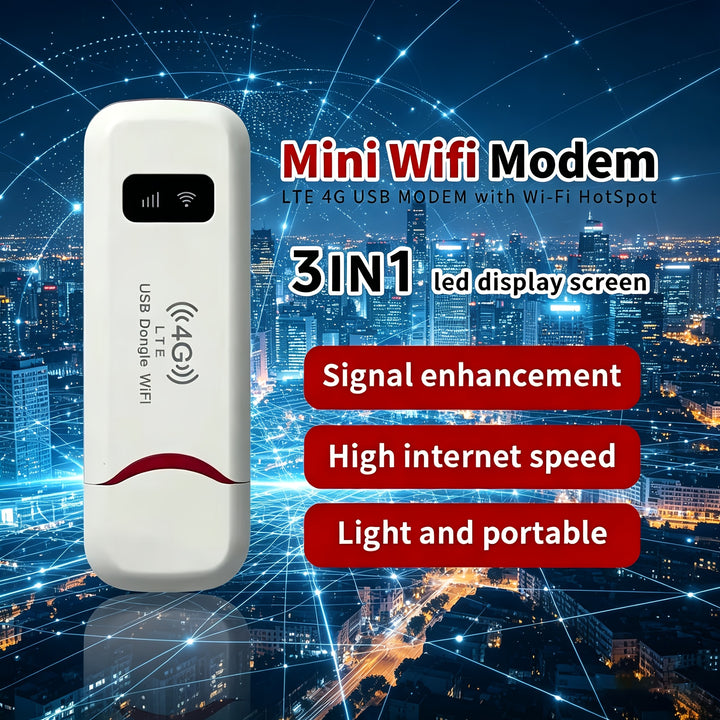 Unlocked 4G LTE USB WiFi Dongle  Mobile Hotspot 150MbpsAML77777