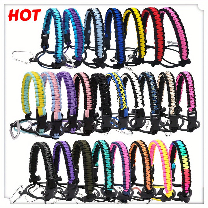 1pc Colorful Cup Handle Strap Cup Accessories  Fits 12oz18oz21oz32oz40oz64oz Water Bottle