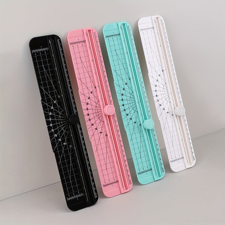 1pc Paper Cutter Paper Cutter Small Photo Cutter Mini Locker Zirconium Paper Cutter Manual Photo Paper Cutter Back To School School Supplies Kawaii Stationery Colors For School Stationery Back To School