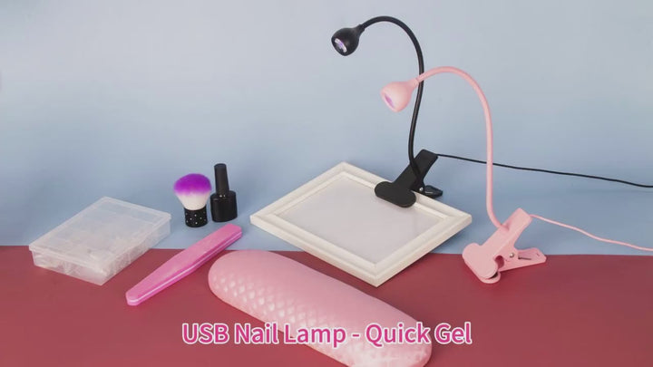 AORAEM UV Resin Curing Lamp 4Level Brightness Adjustment Aluminum Alloy USB Powered With Clip
