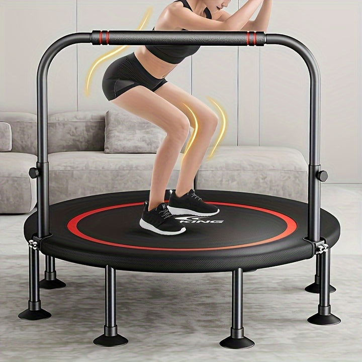 1pc Foldable Home Fitness Trampoline 12192cm48in Sizes Suitable For Jumping Training Workout