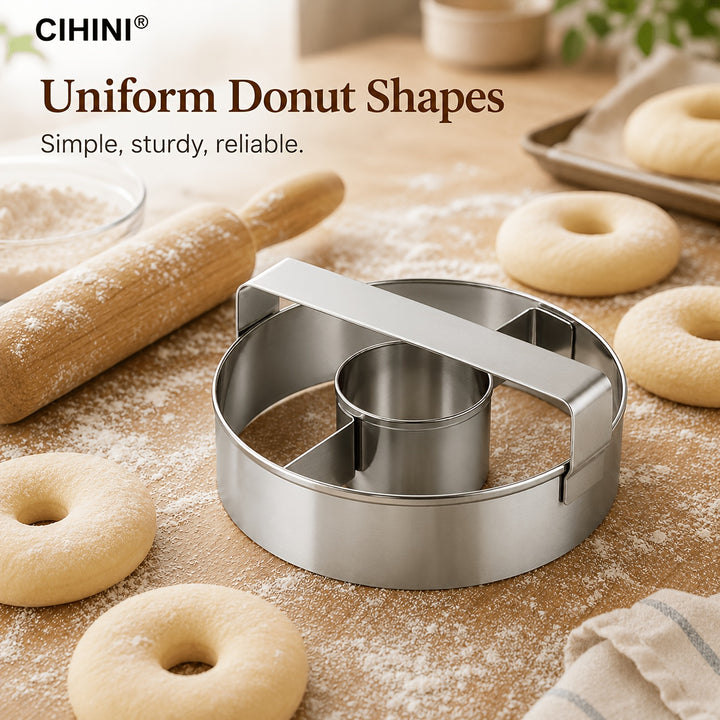 CIHINI MultiFunctional Donut  Bread Cutter