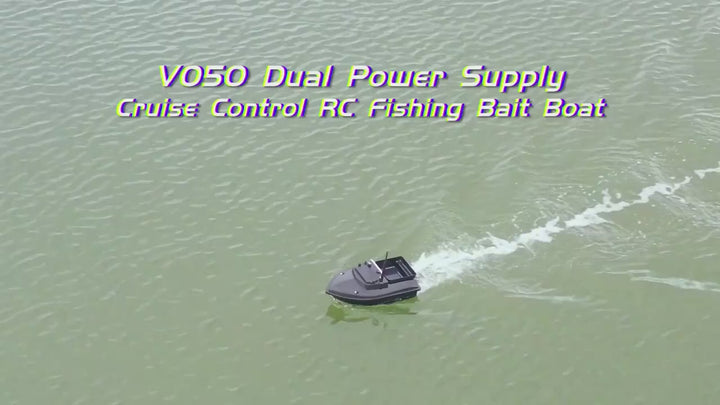 HighCapacity Dual Battery Fishing Boat  Abs Cruise Control Remote Lure Control 20KG Capacity