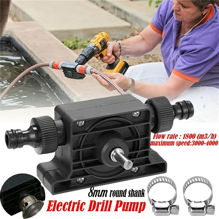 New Miniature Oil Well Pump Electric Drill Driven Large Flow Oil Well Pump Portable Water Pump With Two Connectors