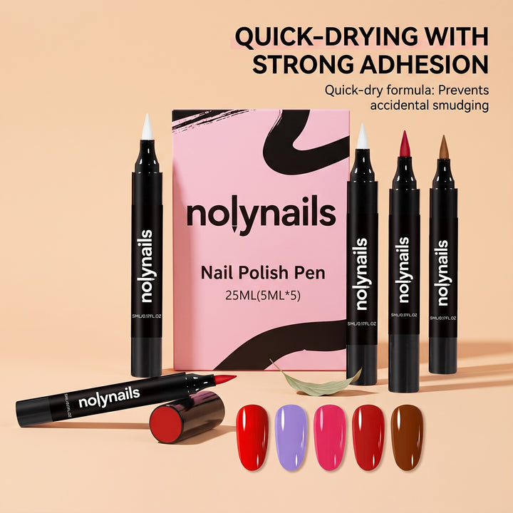 5Color Gel Nail Polish Pens