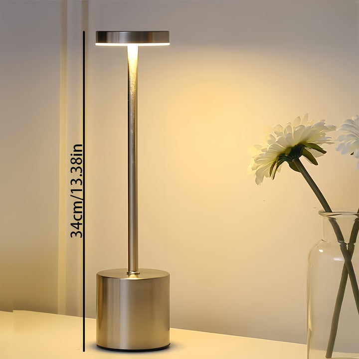 USB Charging LED Table Lamp Touch Sensor TriColor Decorative Night Light with Rechargeable Lithium Battery for Living Room Bedroom Kitchen Restaurant Bar  Modern Art Decor Suitable for Halloween  Christmas