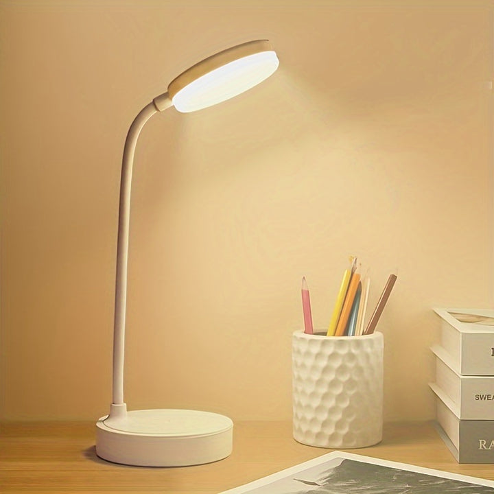 Portable LED Desk Lamp with 3Color Dimmable Lighting  U2HB