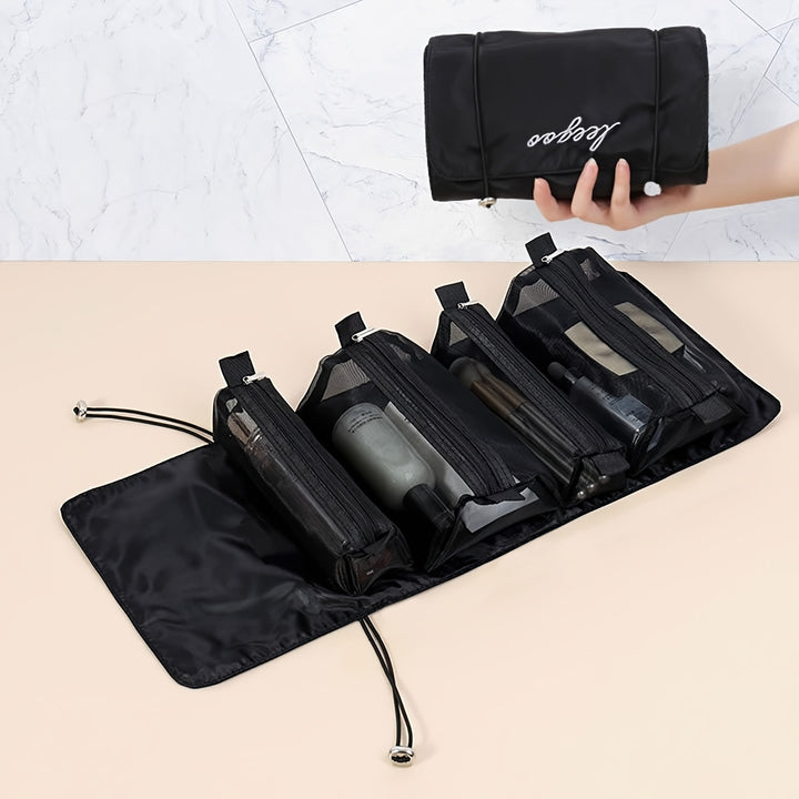 Unisex Toiletry Bags With Removable Pouch Lightweight Large Capacity Portable Convenient Storage Hook Bags For Going Out
